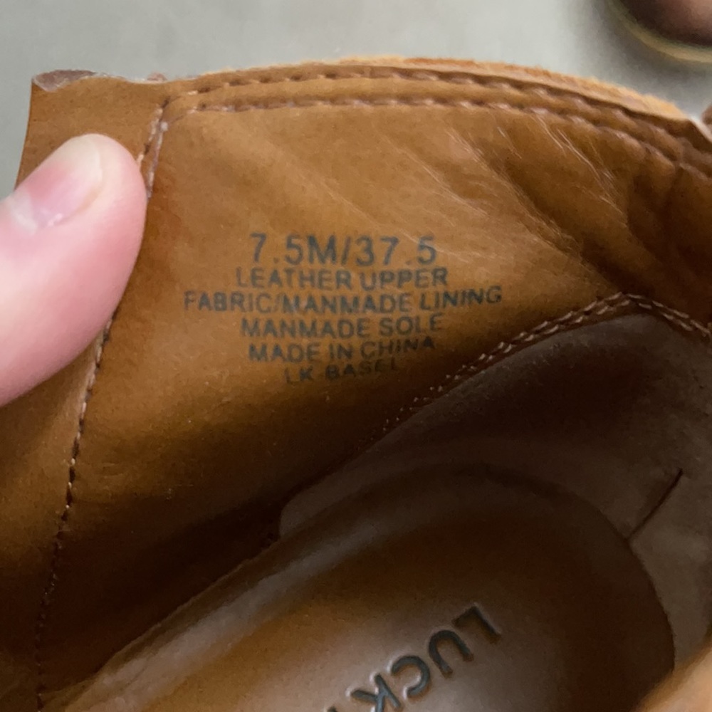 Lucky Brand Tan Ankle Boots - Picture 7 of 9